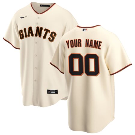 San Francisco Giants Home Custom Jersey - Cream