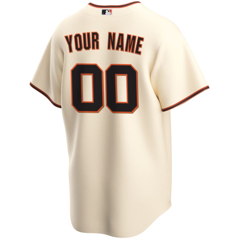 San Francisco Giants Home Custom Jersey - Cream - Image 3