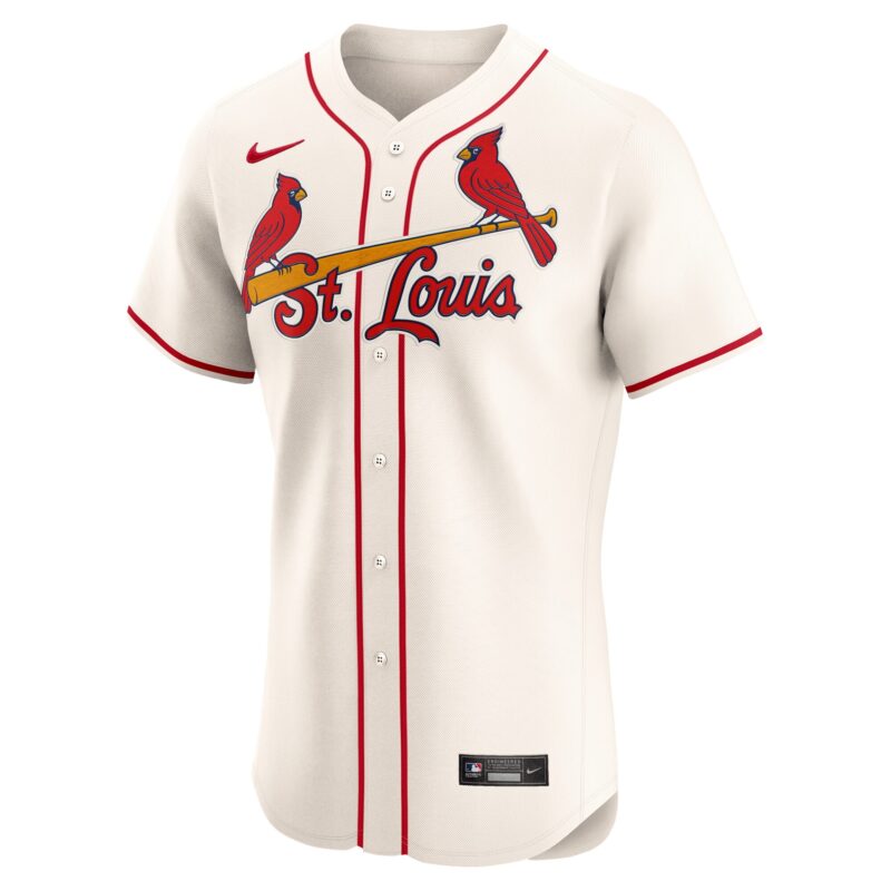 St. Louis Cardinals Alternate Elite Jersey - Cream - Image 2