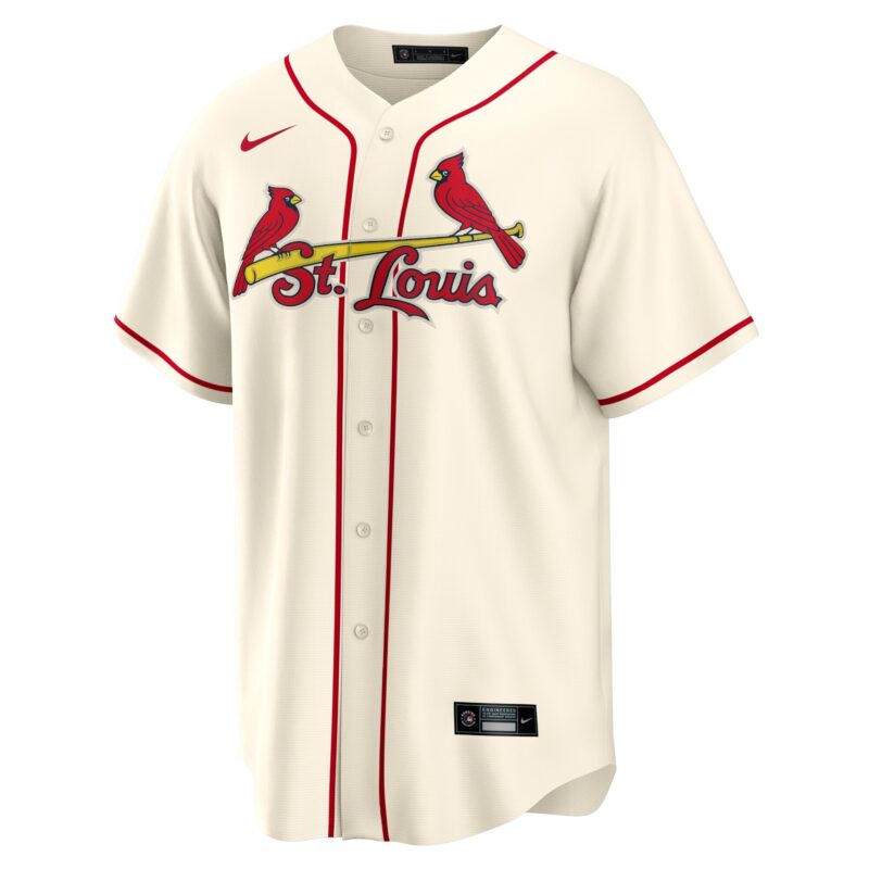 St. Louis Cardinals Alternate Team Jersey - Cream - Image 2