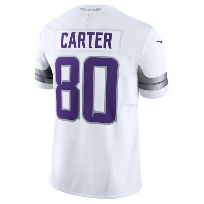Cris Carter Minnesota Vikings Alternate Vapor F.U.S.E. Retired Player Limited Jersey - White - Image 3