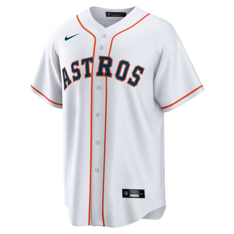 Cristian Javier Houston Astros Home Jersey - White - Image 2