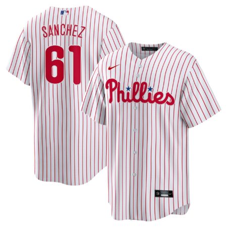 Cristopher Sanchez Philadelphia Phillies Home Jersey - White