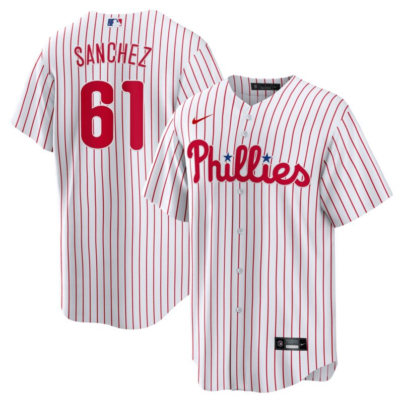 Cristopher Sanchez Philadelphia Phillies Home Jersey - White
