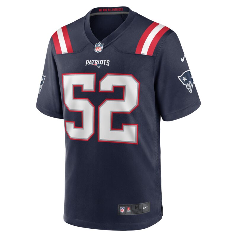 Curtis Jacobs New England Patriots Game Jersey - Navy - Image 2