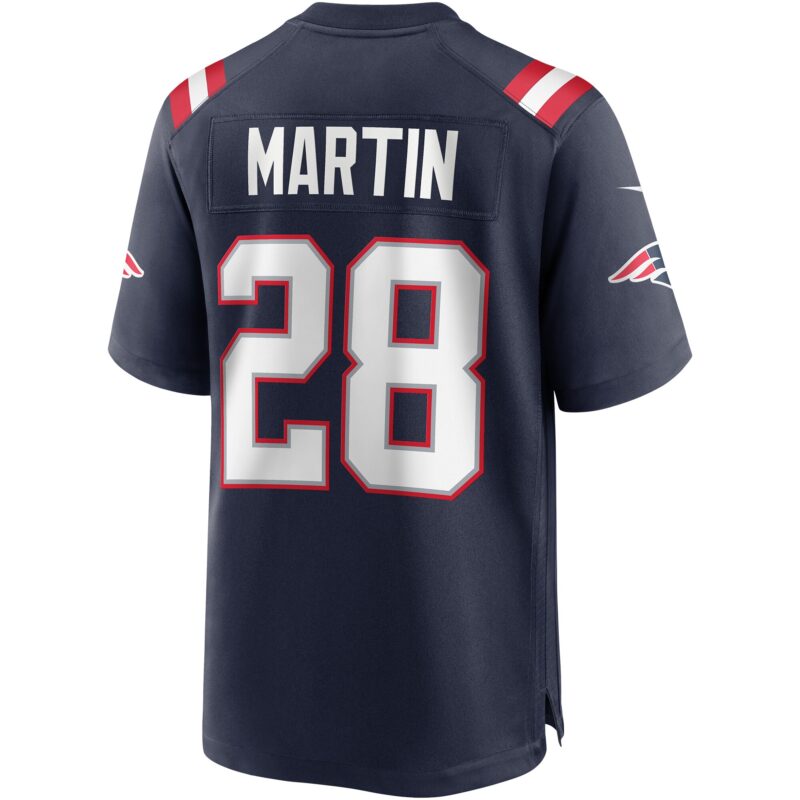 Curtis Martin New England Patriots Game Retired Player Jersey - Navy - Image 3