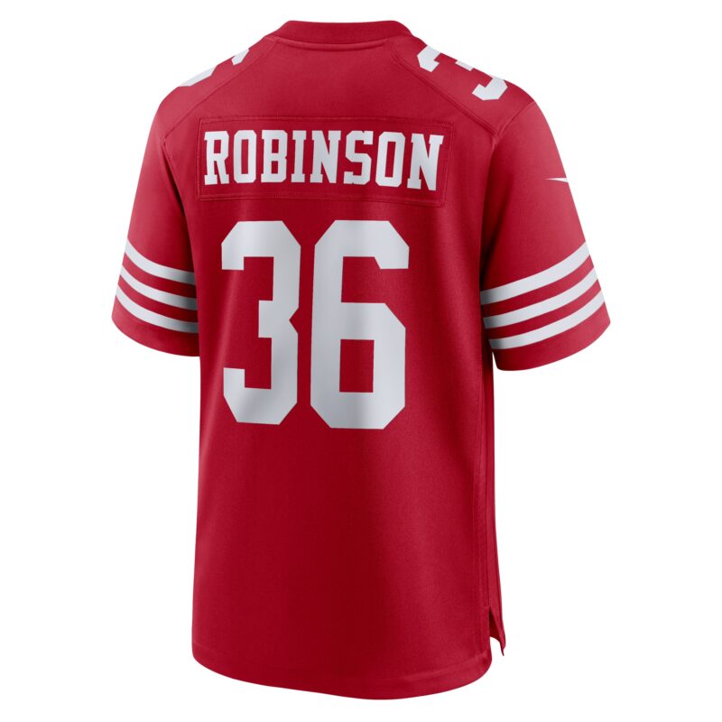 Curtis Robinson San Francisco 49ers Game Jersey - Scarlet - Image 3