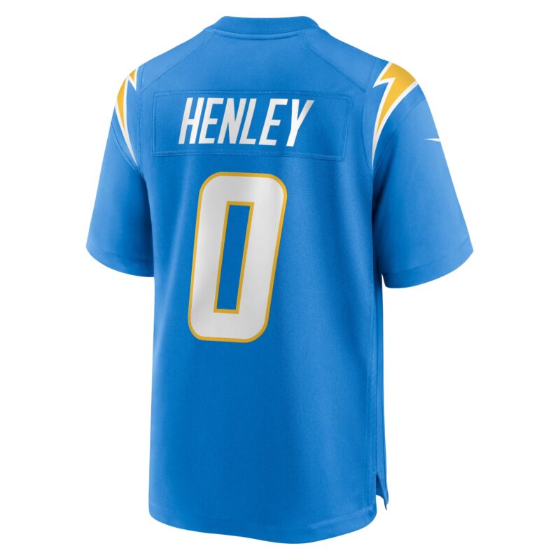 Daiyan Henley Los Angeles Chargers Team Game Jersey - Powder Blue - Image 3