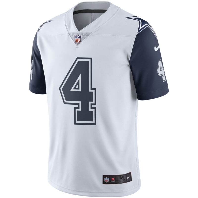 Dak Prescott Dallas Cowboys Color Rush Vapor Limited Jersey - White - Image 2