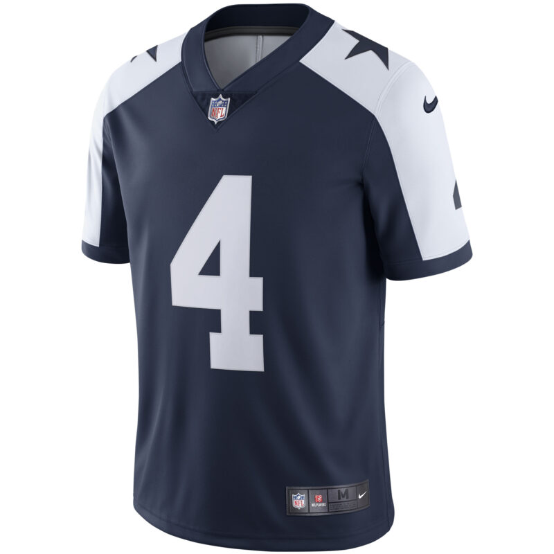 Dak Prescott Dallas Cowboys Alternate Vapor Limited Jersey - Navy - Image 2