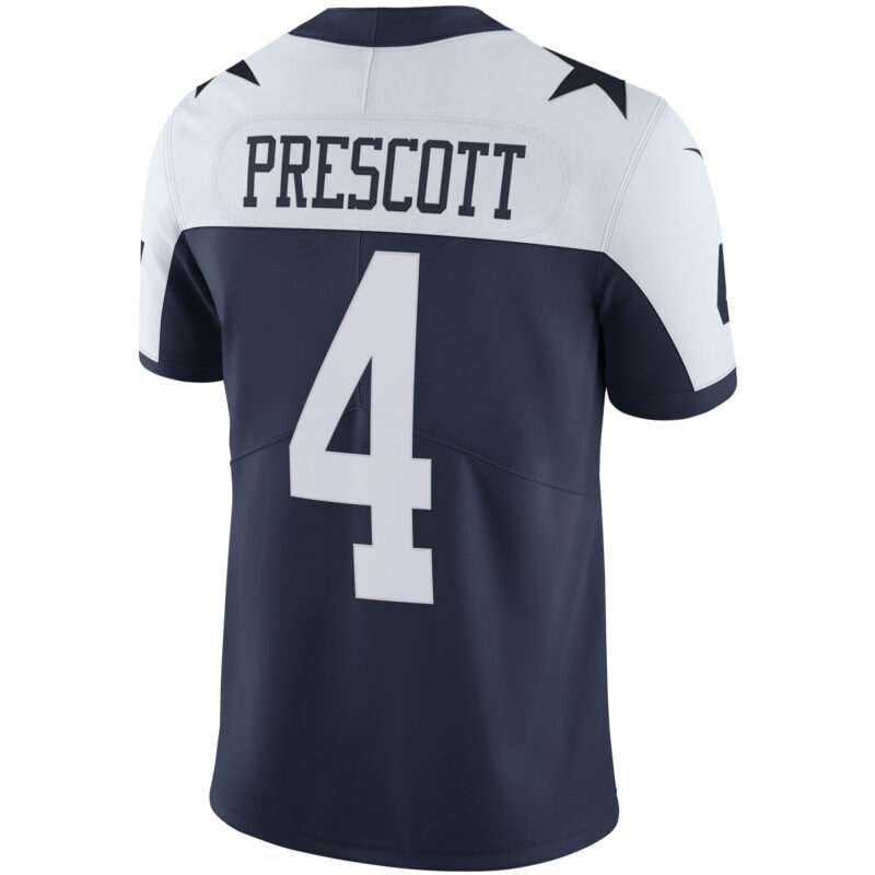 Dak Prescott Dallas Cowboys Alternate Vapor Limited Jersey - Navy - Image 3