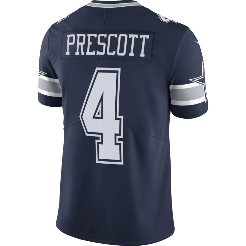 Dak Prescott Dallas Cowboys Vapor Limited Player Jersey - Navy - Image 3