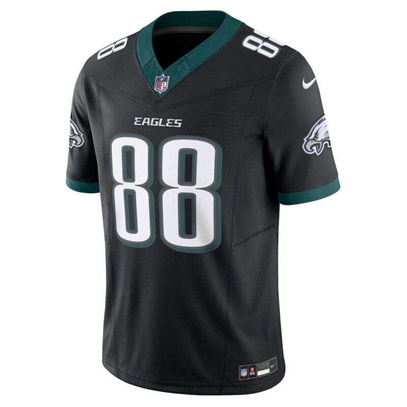 Dallas Goedert Philadelphia Eagles Alternate Vapor F.U.S.E. Limited Jersey - Black - Image 2