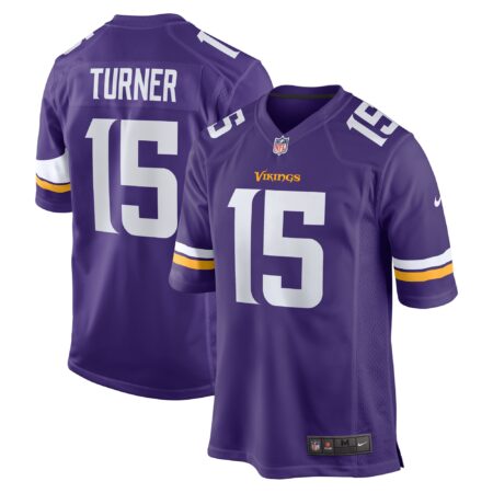Dallas Turner Minnesota Vikings Player Game Jersey - Purple