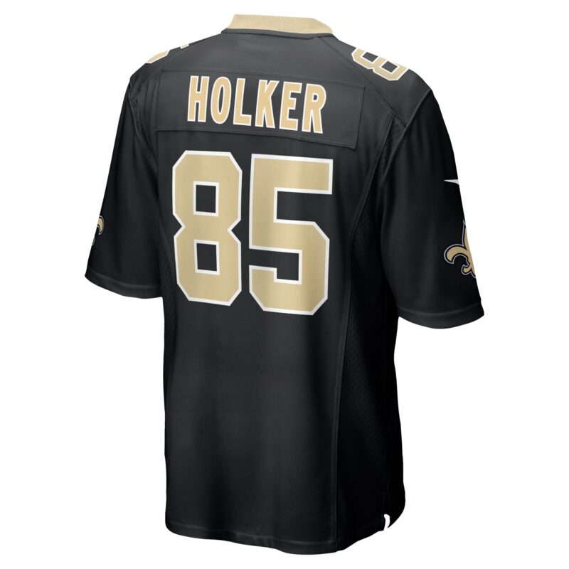 Dallin Holker New Orleans Saints Game Jersey - Black - Image 3
