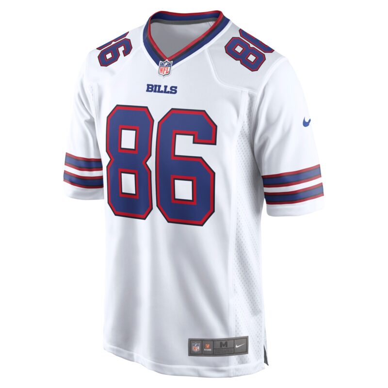 Dalton Kincaid Buffalo Bills Game Jersey - White - Image 2