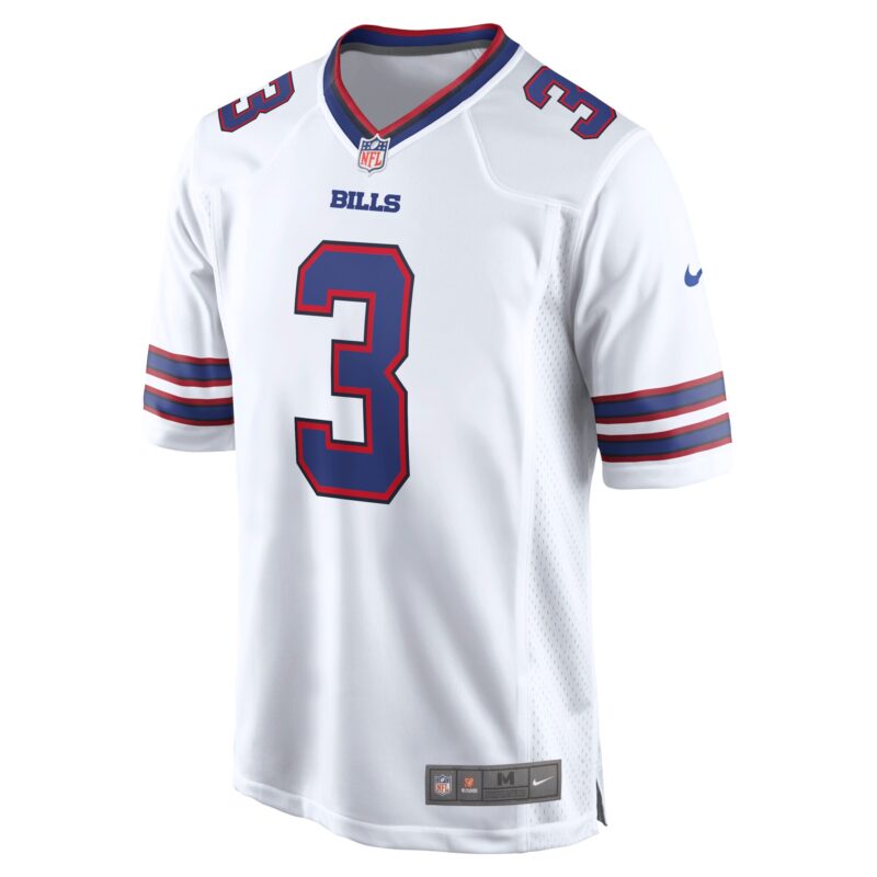 Damar Hamlin Buffalo Bills Game Jersey - White - Image 2