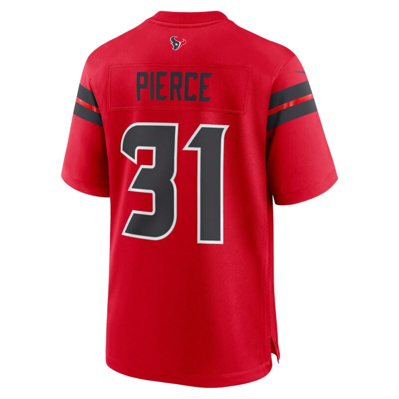Dameon Pierce Houston Texans Alternate Game Jersey - Red - Image 3