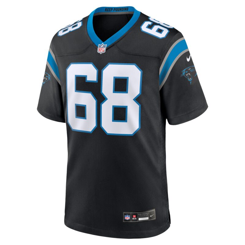 Damien Lewis Carolina Panthers Game Jersey - Black - Image 2