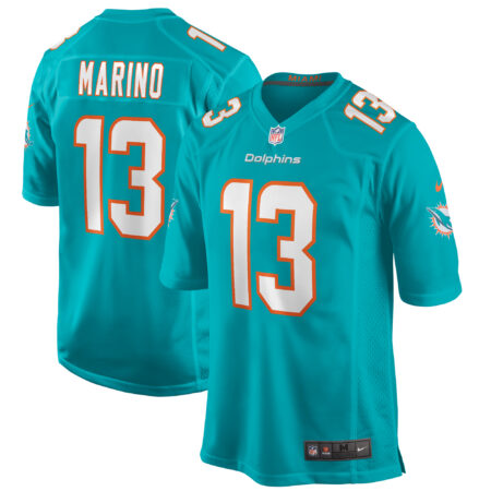 Dan Marino Miami Dolphins Game Retired Player Jersey - Aqua