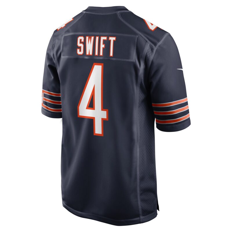 D'Andre Swift Chicago Bears Game Jersey - Navy - Image 3