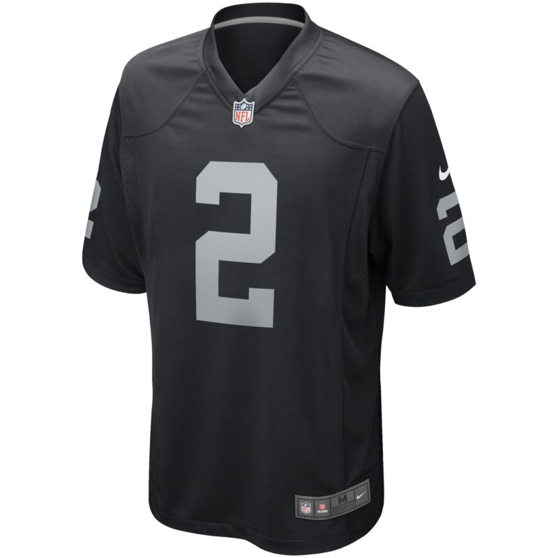 Daniel Carlson Las Vegas Raiders Game Player Jersey - Black - Image 2