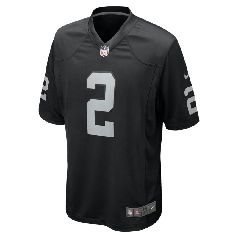 Daniel Carlson Las Vegas Raiders Team Game Jersey - Black - Image 2