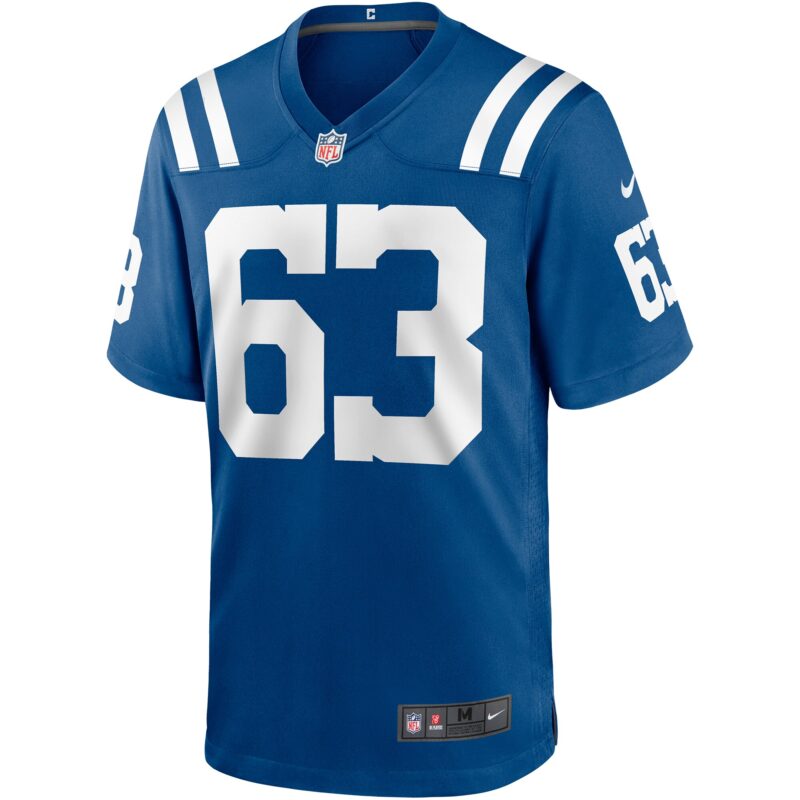 Danny Pinter Indianapolis Colts Game Jersey - Royal - Image 2
