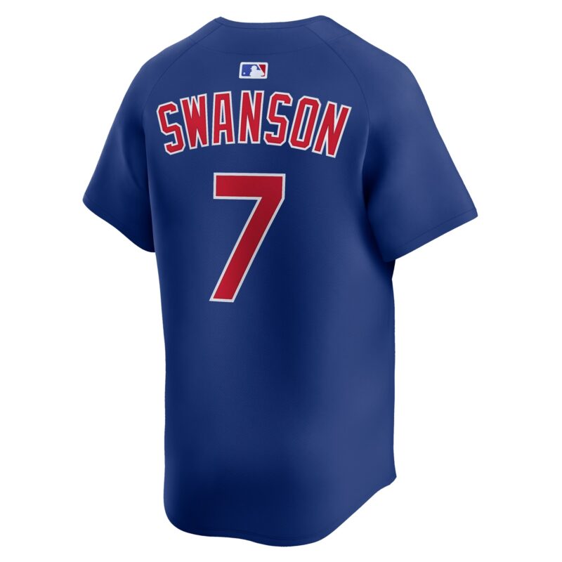 Dansby Swanson Chicago Cubs Alternate Limited Jersey - Royal - Image 3