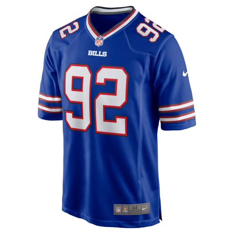 DaQuan Jones Buffalo Bills Game Player Jersey - Royal - Image 2