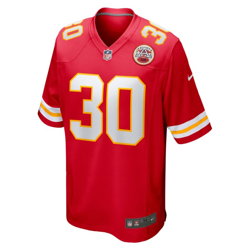 Darius Rush Kansas City Chiefs Team Game Jersey - Red - Image 2