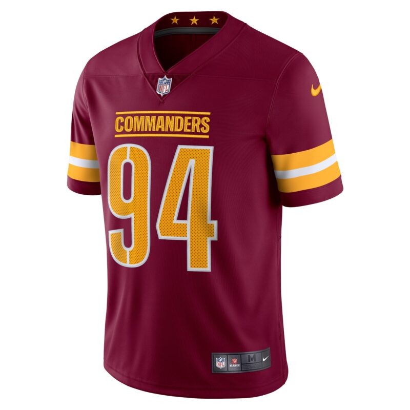 Da'Ron Payne Washington Commanders Vapor Limited Jersey - Burgundy - Image 2