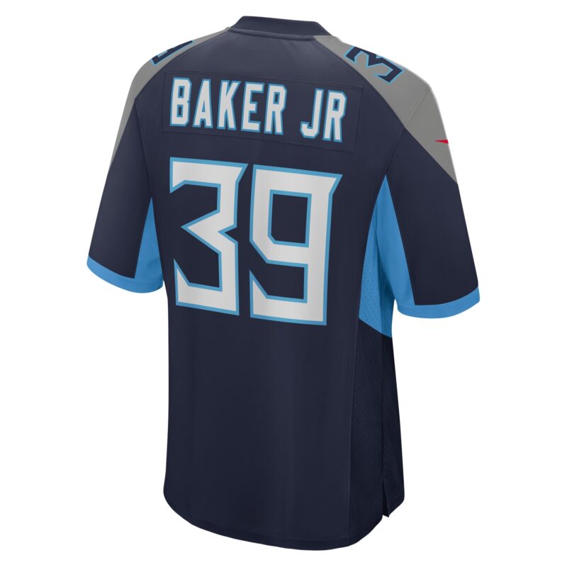 Darrell Baker Jr Tennessee Titans Game Jersey - Navy - Image 3