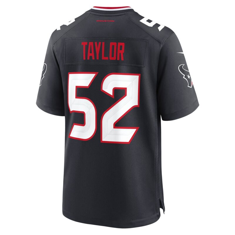 Darrell Taylor Houston Texans Team Game Jersey - Navy - Image 3