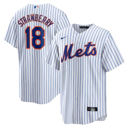 Darryl Strawberry New York Mets Home Retired Player Jersey - White