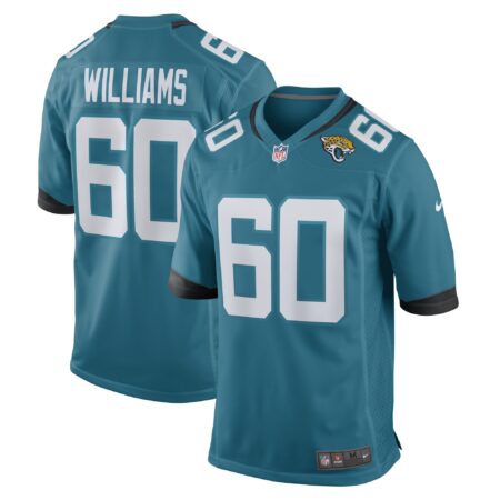 Darryl Williams Jacksonville Jaguars Game Player Jersey - Teal