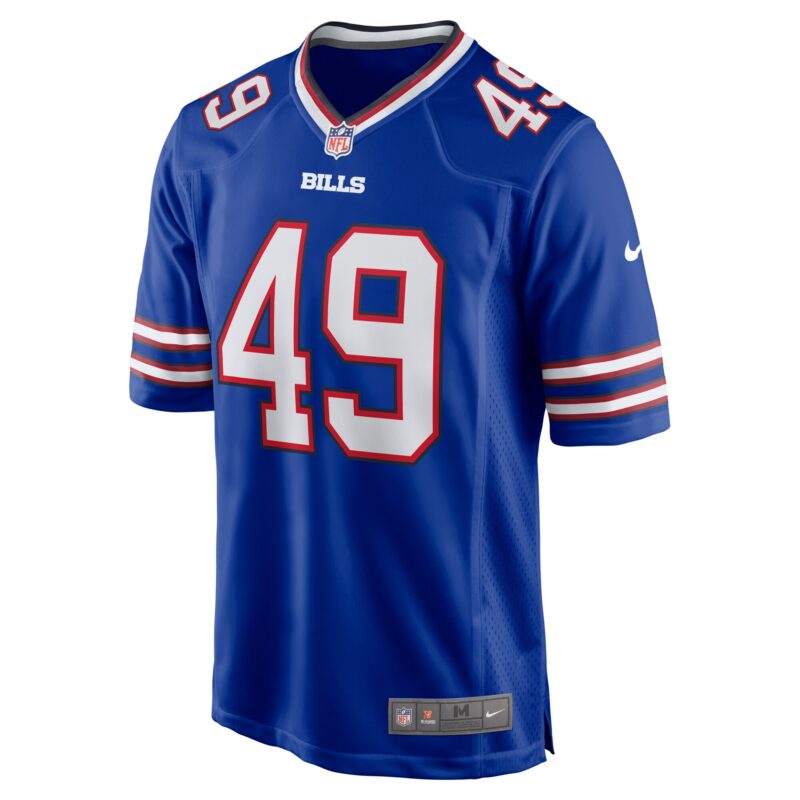 DaShaun White Buffalo Bills Team Game Jersey - Royal - Image 2