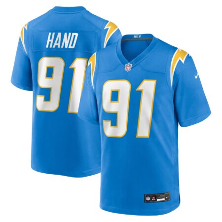 Da'Shawn Hand Los Angeles Chargers Team Game Jersey - Powder Blue