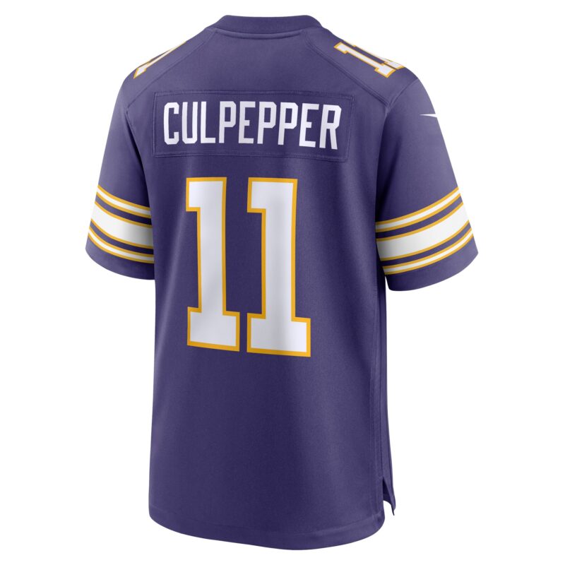 Daunte Culpepper Minnesota Vikings Classic Retired Player Game Jersey - Purple - Image 3