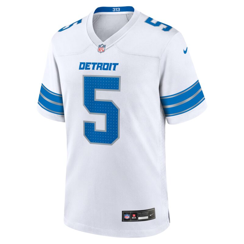 David Montgomery Detroit Lions Game Jersey - White - Image 2