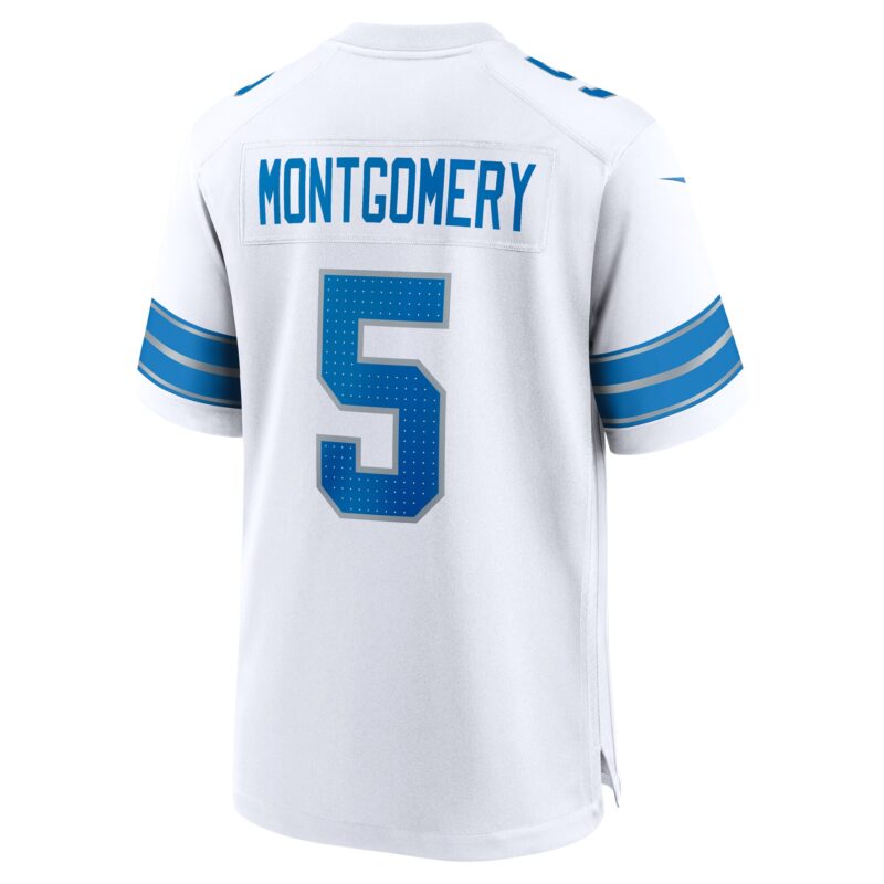 David Montgomery Detroit Lions Game Jersey - White - Image 3