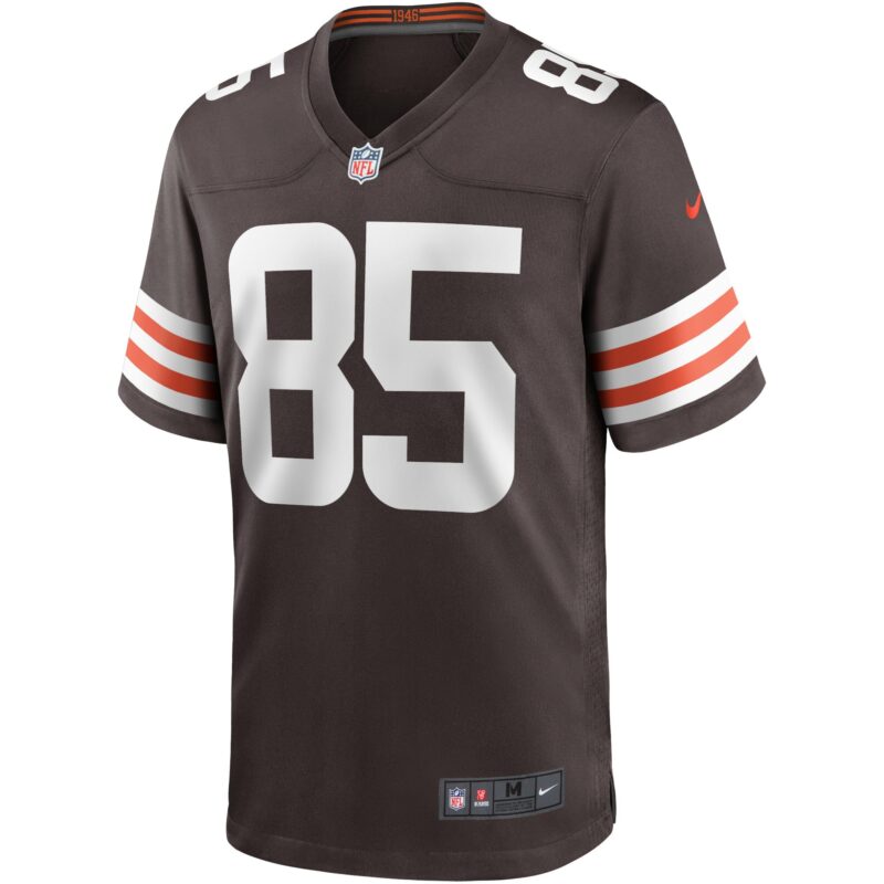 David Njoku Cleveland Browns Game Player Jersey - Brown - Image 2