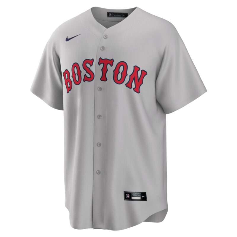 David Ortiz Boston Red Sox Road Player Jersey - Gray - Image 2