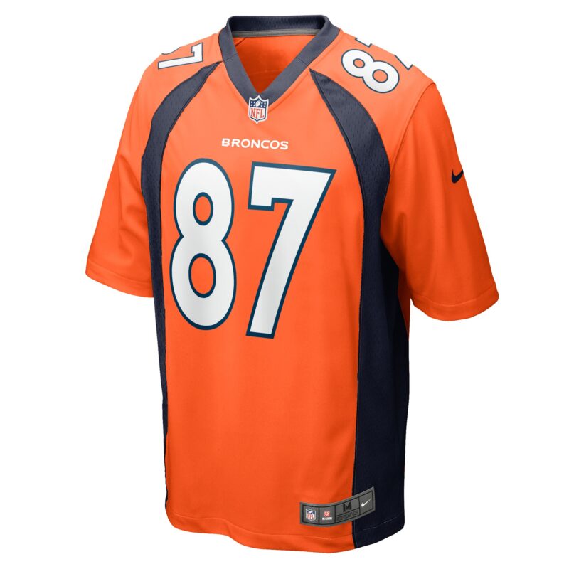 David Sills Denver Broncos Team Game Jersey - Orange - Image 2