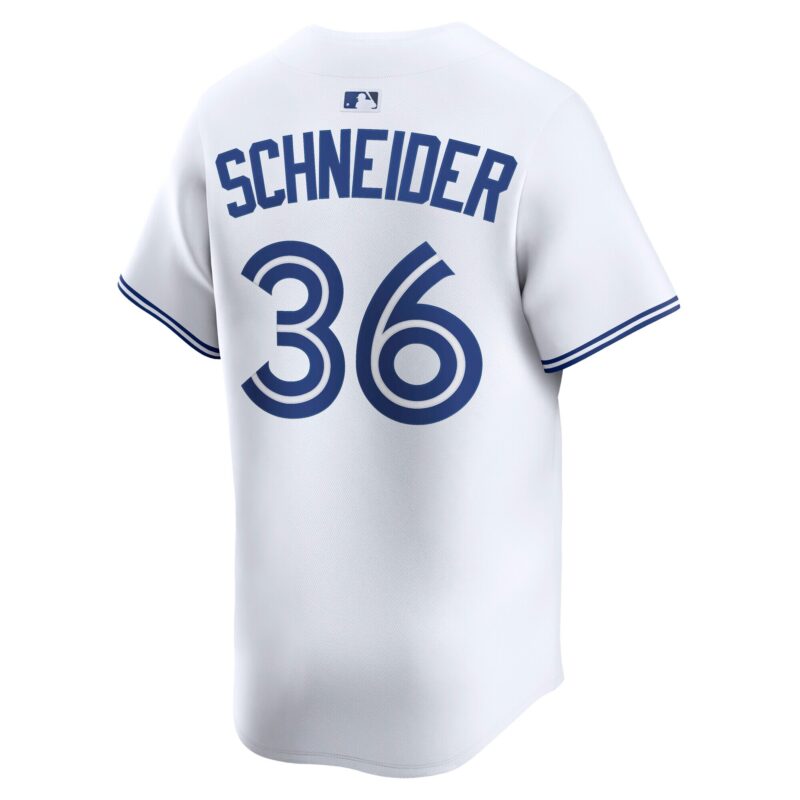 Davis Schneider Toronto Blue Jays Home Limited Jersey - White - Image 3