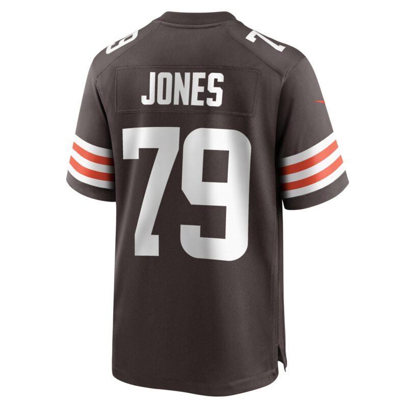 Dawand Jones Cleveland Browns Team Game Jersey - Brown - Image 3