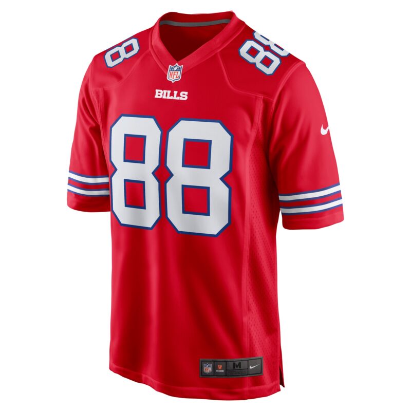 Dawson Knox Buffalo Bills Alternate Game Jersey - Red - Image 2