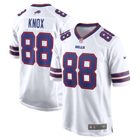 Dawson Knox Buffalo Bills Away Game Player Jersey - White