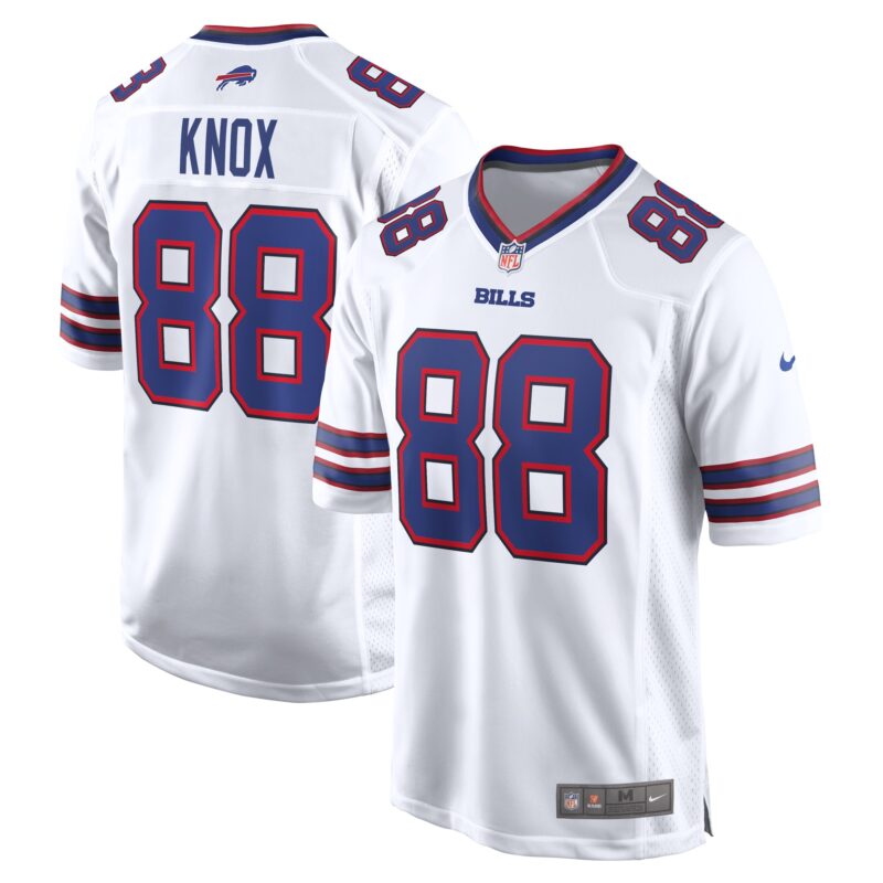 Dawson Knox Buffalo Bills Away Game Player Jersey - White