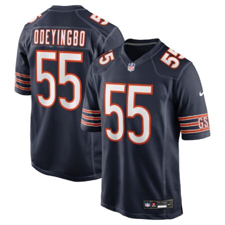 Dayo Odeyingbo Chicago Bears Team Game Jersey - Navy